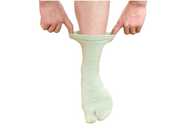 ソフトフィットゴムなしタビ型ソックス