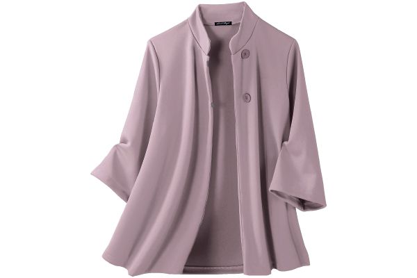 サラッと快適ポンチョ風ジャケット