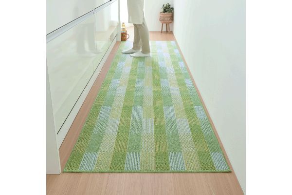 泉州産キッチンマットサニーグリッド