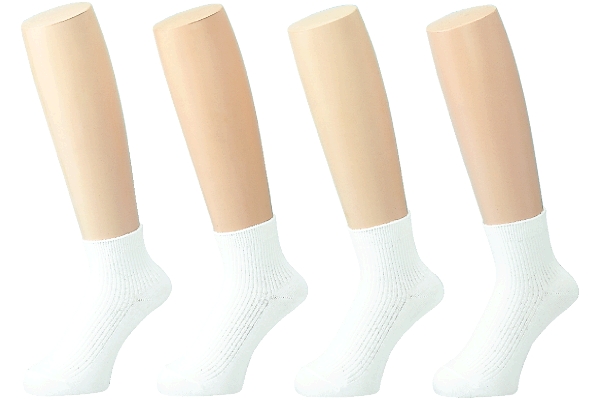 薄くても丈夫なホワイトソックス