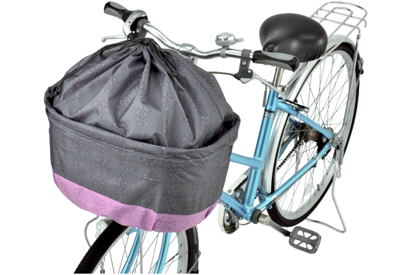 でざいん前かごカバー巾着タイプ