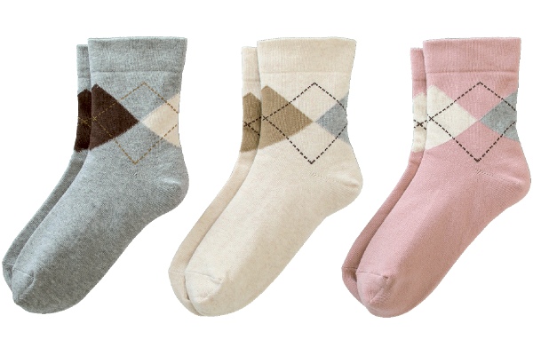 匠の技こだわり　綿のクルーソックス