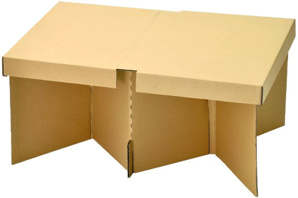 【ネット限定】折りたたみダンボールテーブル　　　