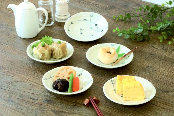 [美濃焼]ボタニカル小皿