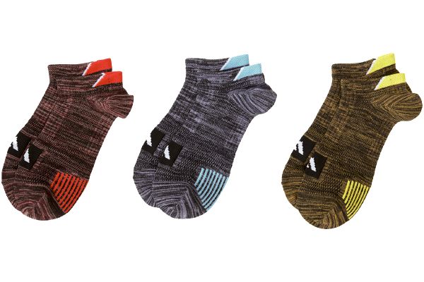 ［アディダス］杢調スニーカー丈ソックス