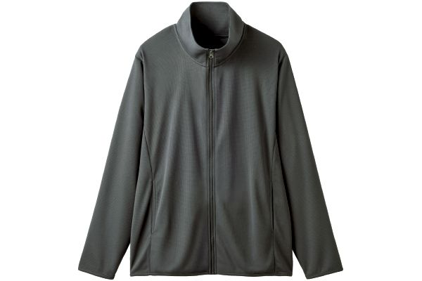 サラッとＵＶカットメンズブルゾン Ｍチャコールグレー