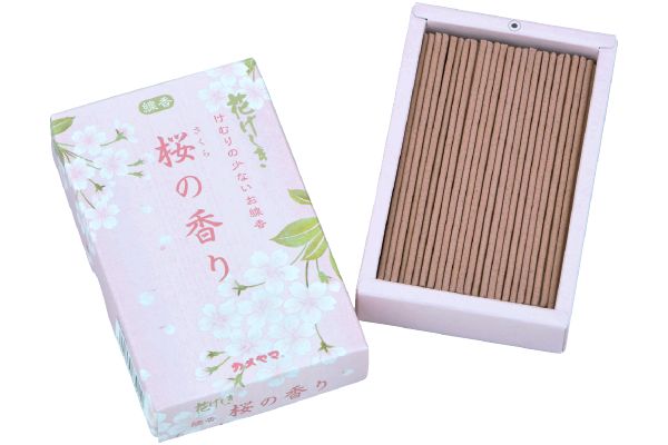 [花げしき ミニ]桜の香り　けむりの少ないお線香