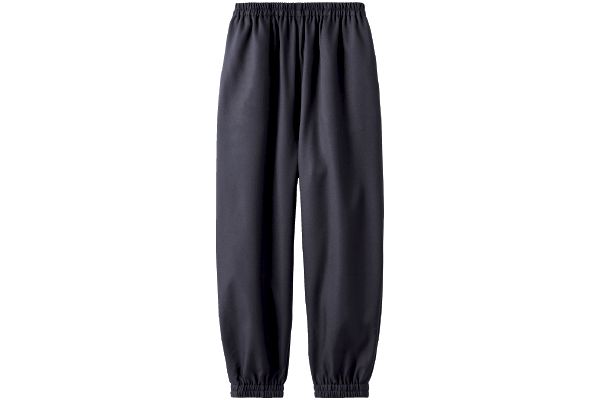 ゆったりもんぺ風パンツ Ｍ〜Ｌネイビー