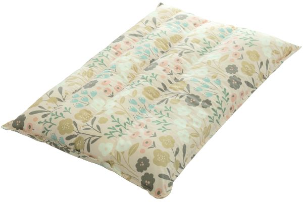 首楽サポートまくら（ボタニカル柄） ５４×３７ｃｍピンク