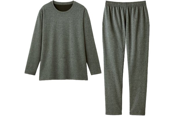 リカバリーケア　レディース上下セット Ｍ杢グレー