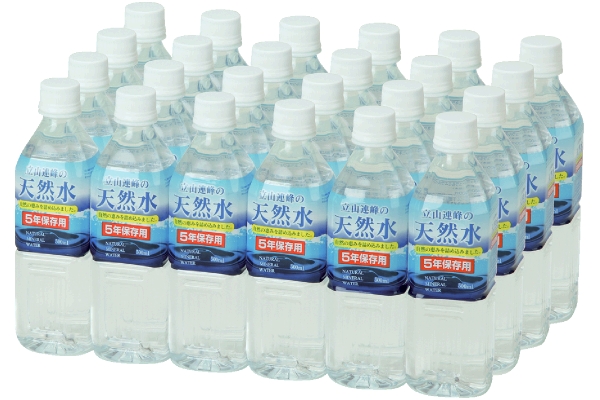 立山連峰の天然水　５年保存用