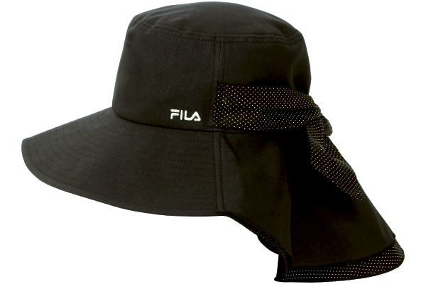 ［ＦＩＬＡ］ギャザーハット ブラック