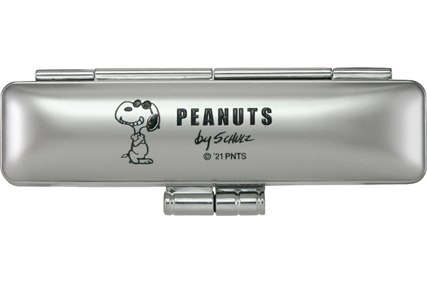 スヌーピー　キラキラ印鑑セット シルバー