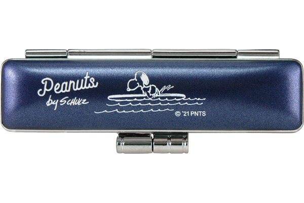 スヌーピー　キラキラ印鑑セット ネイビー