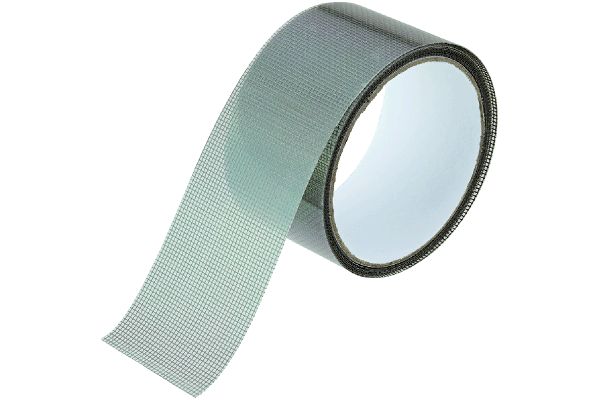 貼るだけ簡単！網戸補修テープ グレー
