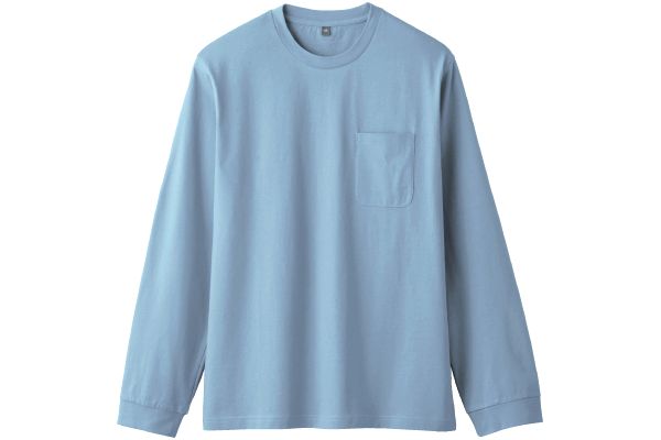 インド綿長袖Ｔシャツ　メンズ