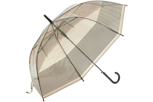 透明プリントジャンプ傘