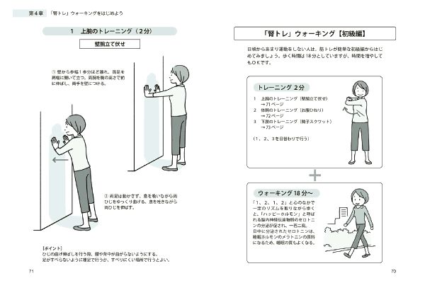 ［イラストでよくわかる！］腎トレウォーキング