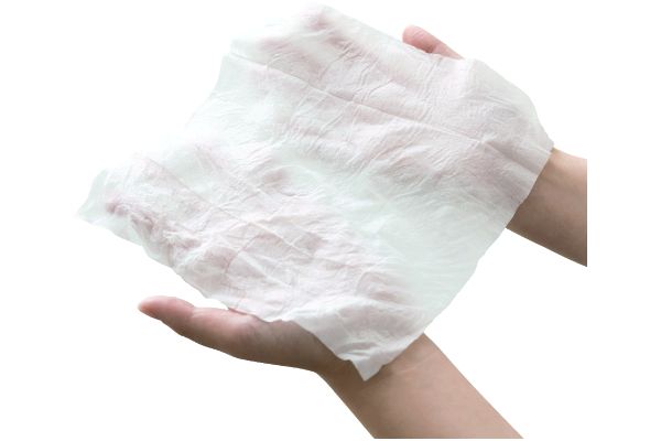 トイレに流せるおしりふきシート