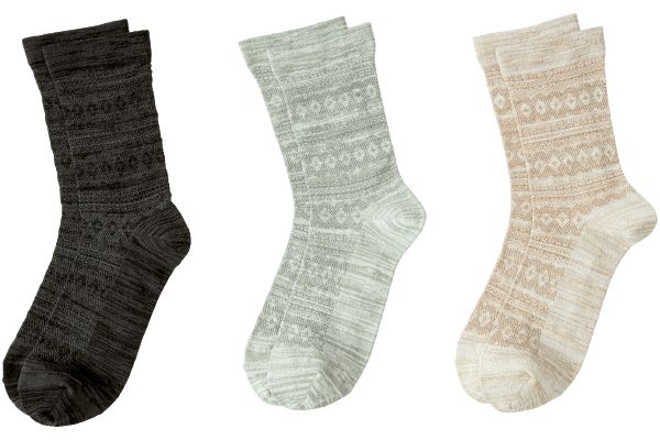 やわらかコットンメンズソックス