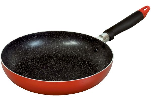 マカロンマーブルフライパン （26cm）レッド