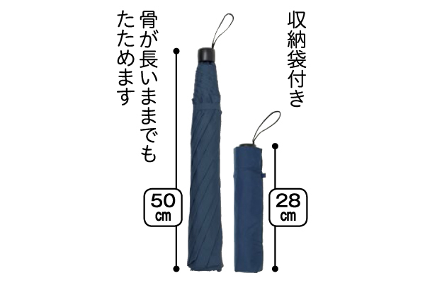 開くと大きいミニ傘　６５ｃｍ