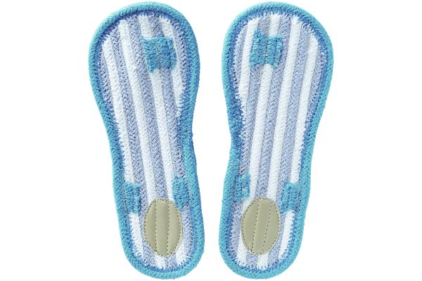 足さらさらインド綿スリッパ