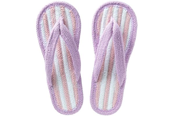 足さらさらインド綿スリッパ