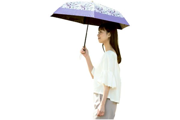 ＵＶ遮熱遮光ミニ傘（晴雨兼用）ボタニカル
