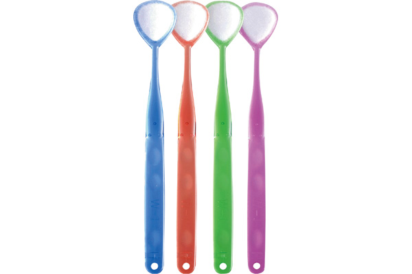 舌ブラシＷ−１（４色アソート）ピンク