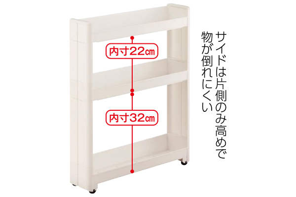 スマートワゴン　ランドリー３段
