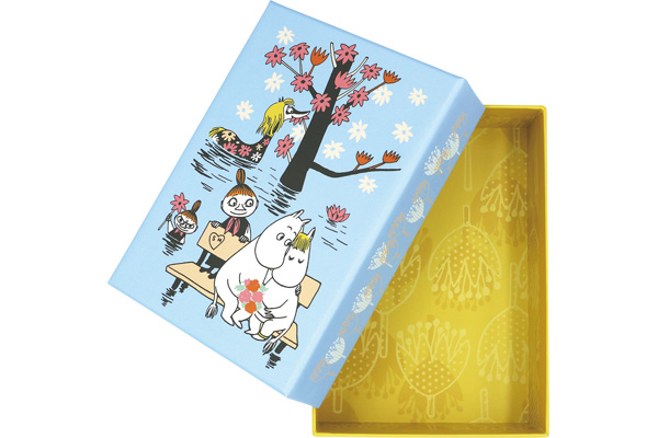 ムーミン箱　ポストカードサイズ