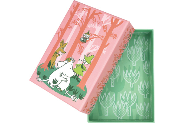 ムーミン箱　ポストカードサイズ