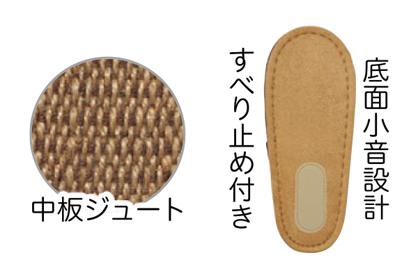 ジュートスリッパ モリスコレクション