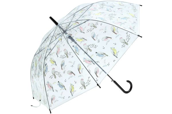 透明プリントジャンプ傘