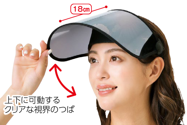 顔すっぽり　ＵＶカットサンバイザー
