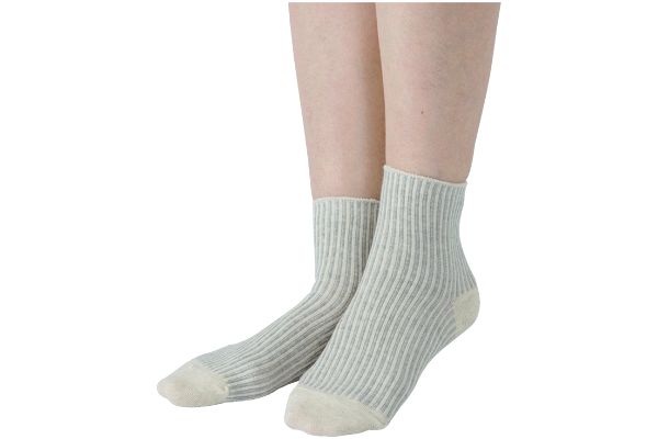 ジャカードストライプソックス