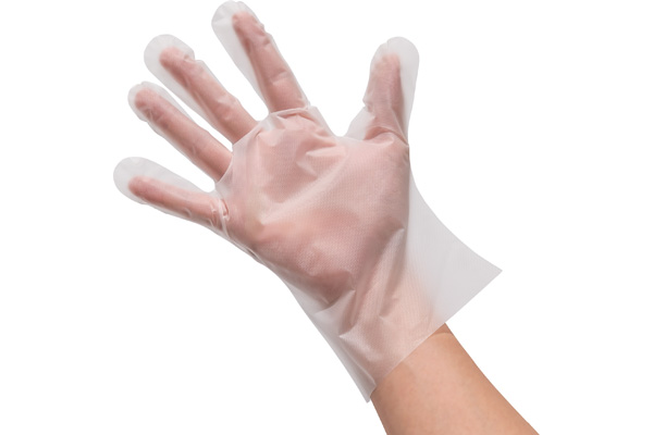 サッと使えるポリエチレン手袋