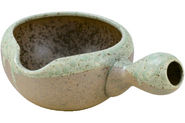 [常滑焼]玉光窯お手軽抹茶急須　灰釉