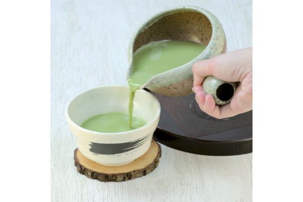 [常滑焼]玉光窯お手軽抹茶急須　灰釉