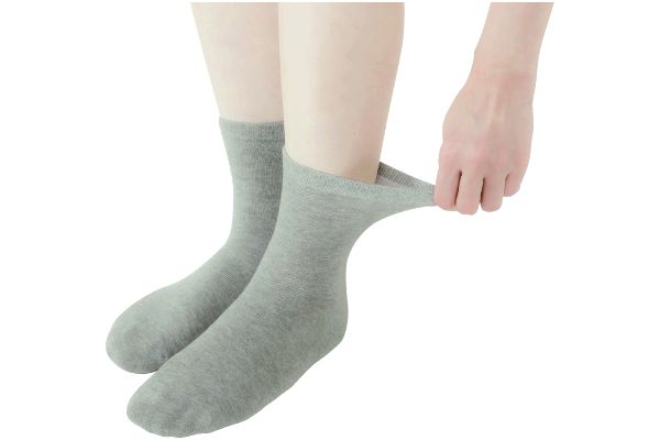 綿混やわらかソックス