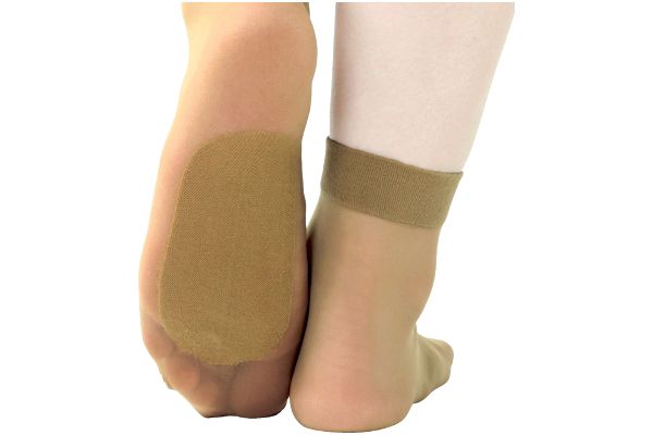 綿混で足裏さらりミニストッキング