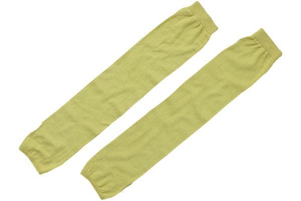 麻混やわらかアームカバー （１双）ライトグリーン