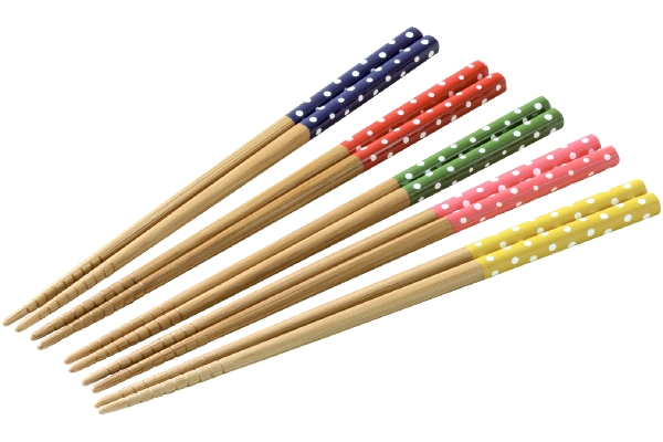 [若狭塗]食洗機対応ドット柄塗箸