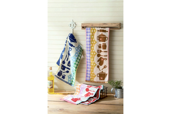 [今治タオルブランド]ウェーブキッチンタオル