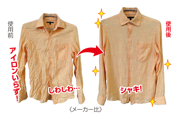 衣類のシワ伸ばしスプレー