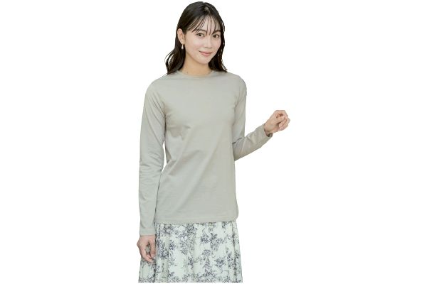 インド綿長袖Ｔシャツ