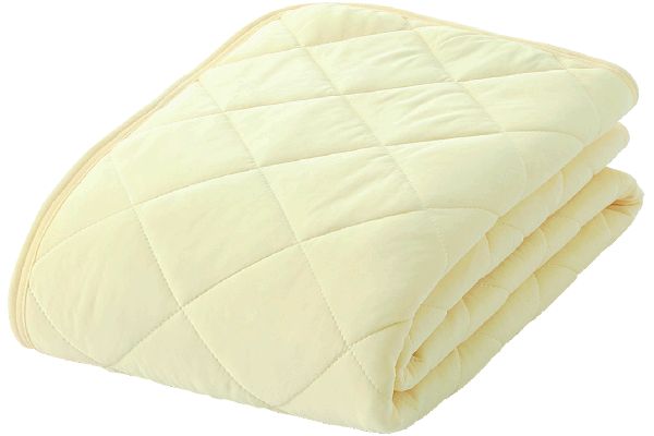 ３シーズン使えるやわらかパイル冷感敷きパッドシングル100× 200ｃｍアイボリー