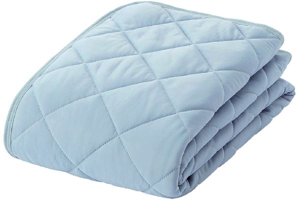 ３シーズン使えるやわらかパイル冷感敷きパッドシングル100× 200ｃｍグレー