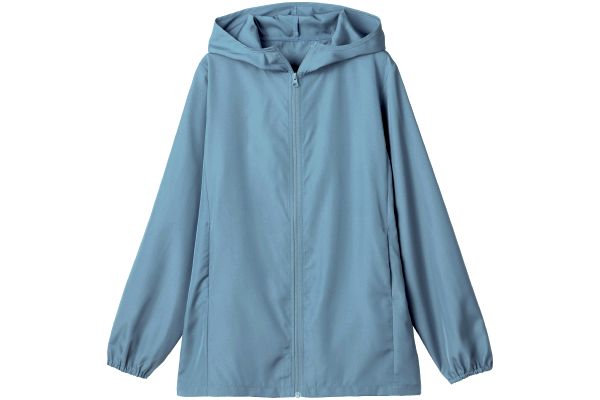さら軽ＵＶ撥水パーカー Ｍブルーグレー